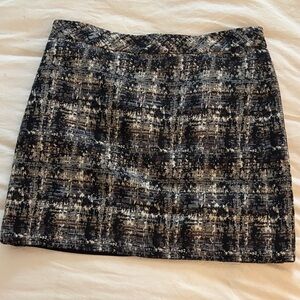 Jcrew Elegant Black and Gray Women's Skirt